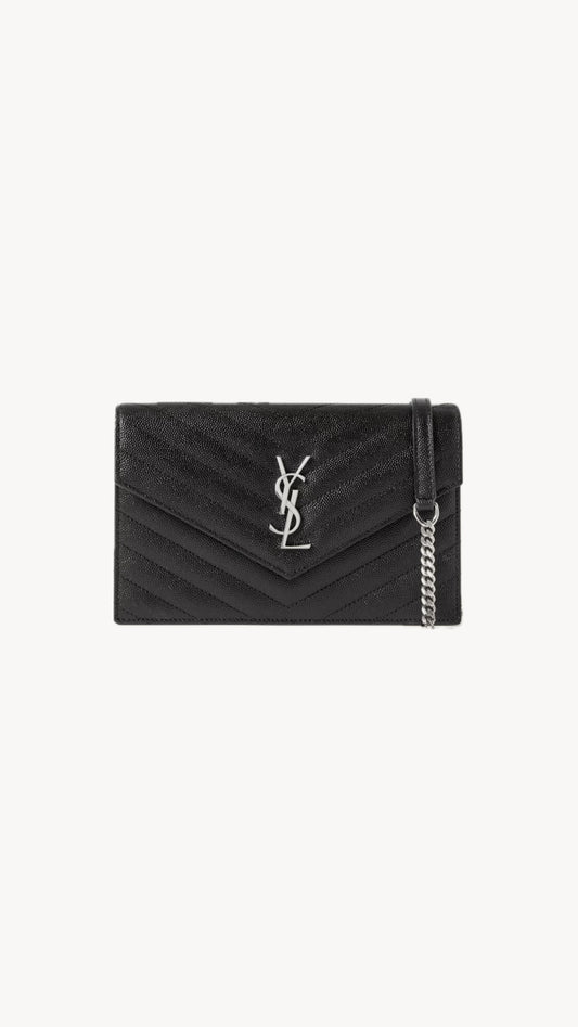 YSL Chain Purse - Silver Hardware