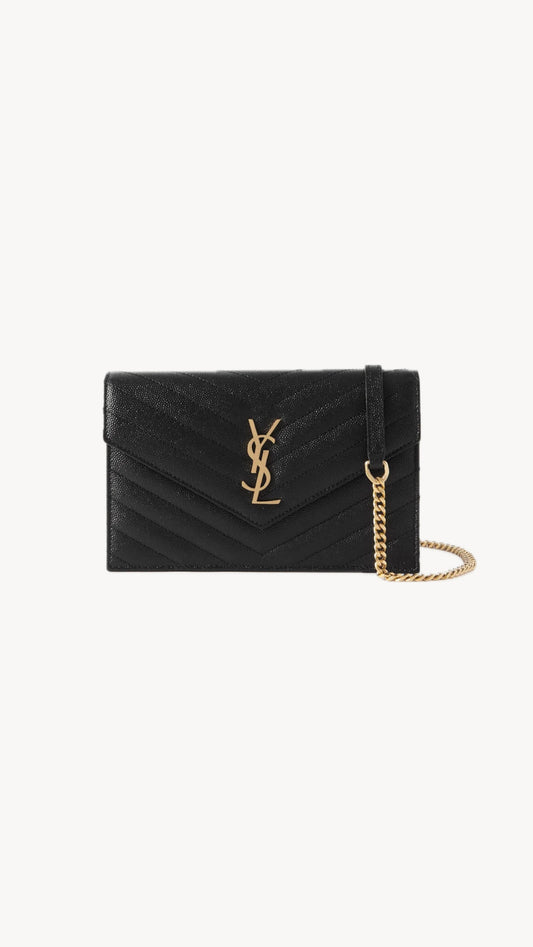 YSL Chain Purse - Gold Hardware