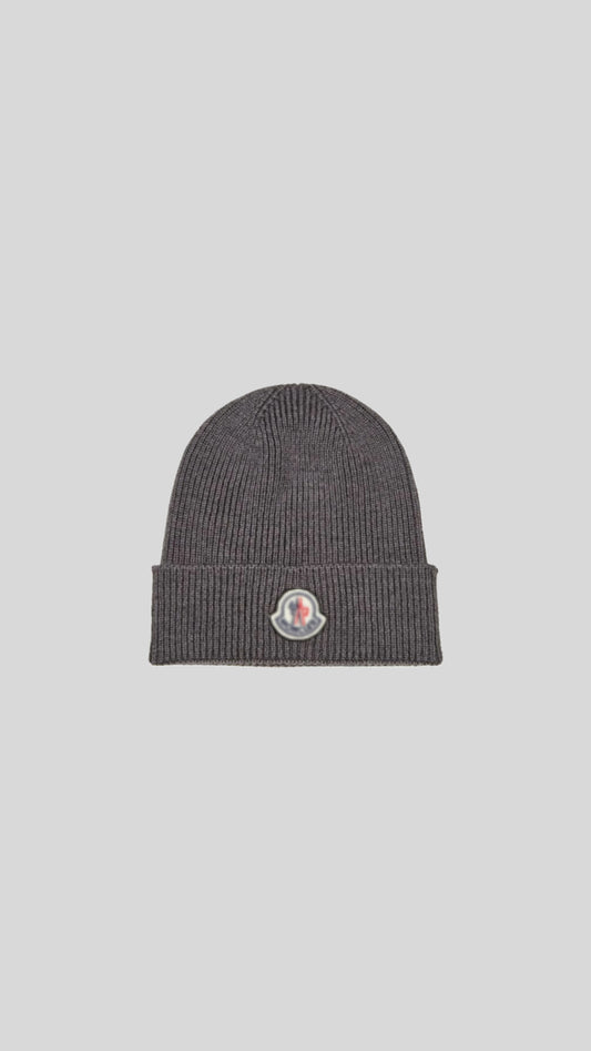 Wool Beanie - Grey