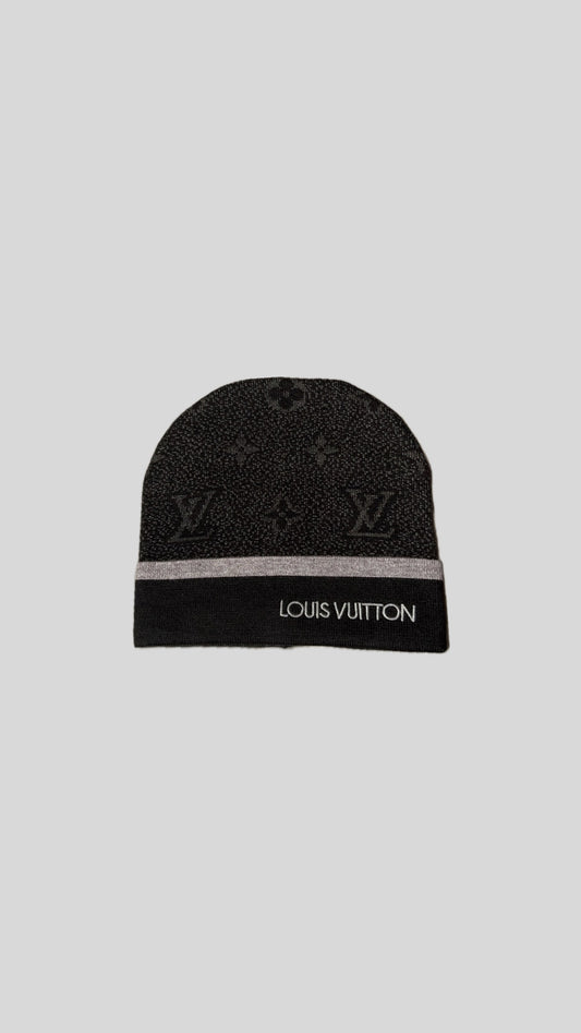 Monogram Beanie - Black